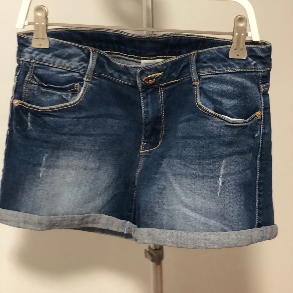 Zara girls denim shorts